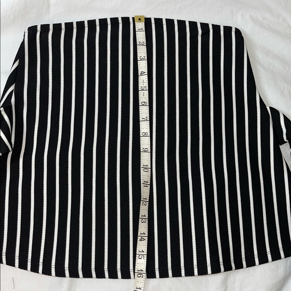 EXPRESS XS Striped Tube Top - Picture 7 of 8